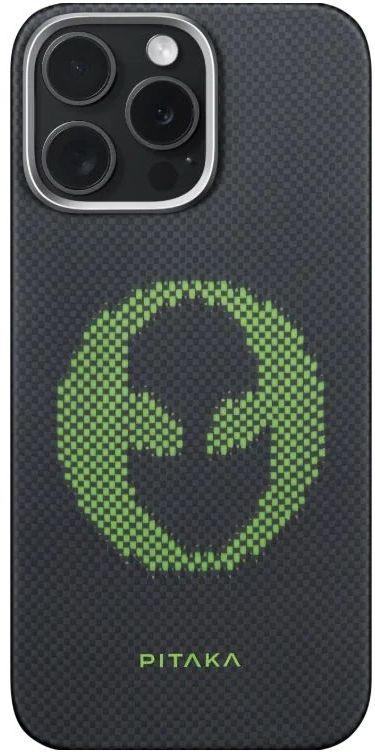 Чохол-накладка Pitaka Tactile Woven Case Aries Alien for iPhone 16 Pro